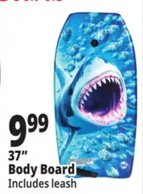 Ocean State Job Lot 37 Body Board offer