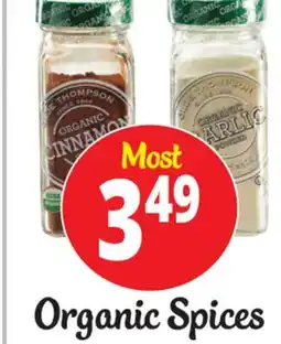 Ocean State Job Lot Organic Spices offer