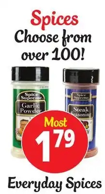 Ocean State Job Lot Spices offer
