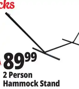 Ocean State Job Lot 2 Person Hammock Stand offer