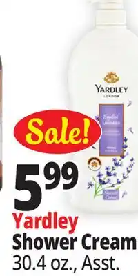 Ocean State Job Lot Yardley Shower Cream offer