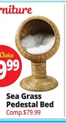 Ocean State Job Lot Sea Grass Pedestal Bed offer