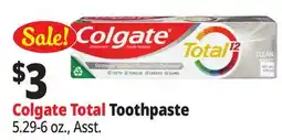 Ocean State Job Lot Colgate Total Clean Mint Toothpaste 6 oz offer