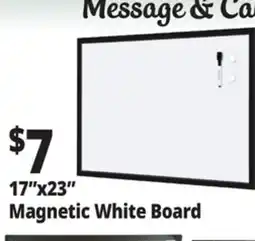 Ocean State Job Lot 17x23 Magnetic White Board offer