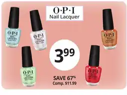 Ocean State Job Lot O.P.I Nail Lacquer offer