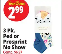 Ocean State Job Lot Women's No Show Socks 3 Pack offer