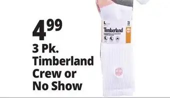 Ocean State Job Lot 3 Pk. Timberland Crew or No Show offer