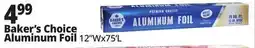 Ocean State Job Lot Baker's Choice Aluminum Foil offer