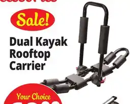 Ocean State Job Lot Dual Kayak Rooftop Carrier offer