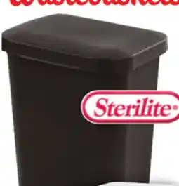 Ocean State Job Lot Sterilite Step-On Black Wastebasket 11.9 Gal offer