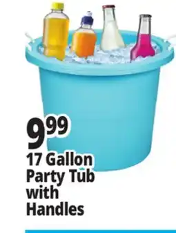 Ocean State Job Lot 17 Gallon Party Tub with Handles offer