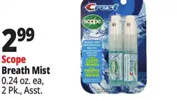Ocean State Job Lot Scope Breath Mist offer