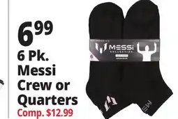 Ocean State Job Lot 6 Pk. Messi Crew or Quarters offer