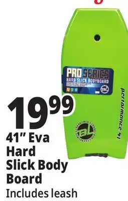 Ocean State Job Lot Hard Slick Body Board 41 offer