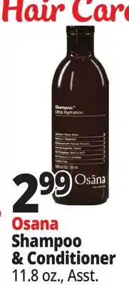 Ocean State Job Lot Osana Shampoo & Conditioner offer