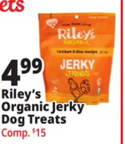 Ocean State Job Lot Riley's Organic Jerky Dog Treats offer