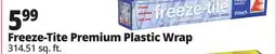 Ocean State Job Lot freeze-tite Premium Freezer Gauge Plastic Wrap 315 Sq ft offer