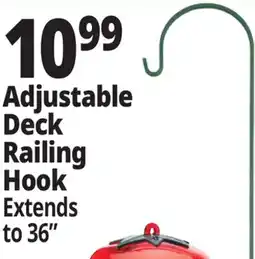 Ocean State Job Lot Adjustable Deck Railing Hook offer