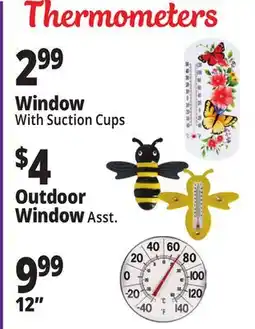 Ocean State Job Lot Outdoor Thermometer offer