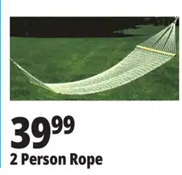 Ocean State Job Lot 2 Person Rope Hammocks offer