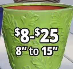 Ocean State Job Lot Outdoor Glazed Ceramic Planters offer
