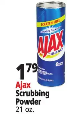 Ocean State Job Lot Ajax with Bleach Powder Cleanser 21 oz offer