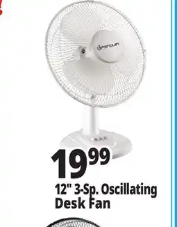 Ocean State Job Lot Penguin Oscillating Desk Fan 12 offer