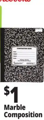 Ocean State Job Lot Marbled College Ruled Composition Notebook 100 Sheets offer