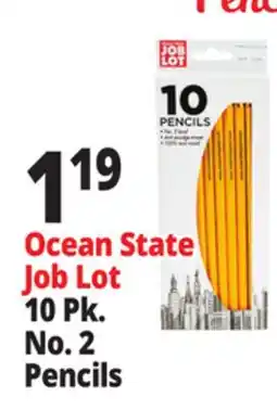 Ocean State Job Lot Ocean State Job Lot No.2 Pencils 10-Count offer