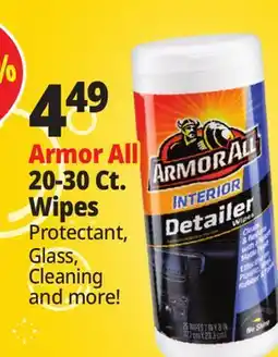 Ocean State Job Lot Armor All 20-30 Ct. Wipes offer