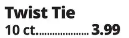 Ocean State Job Lot Twist Tie offer