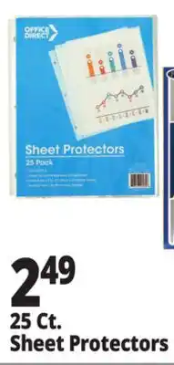 Ocean State Job Lot 25 ct. Sheet Protector offer