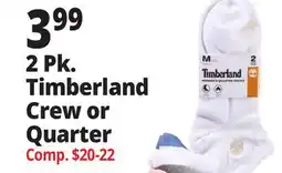 Ocean State Job Lot 2 Pk. Timberland Crew or Quarter offer