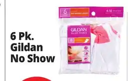 Ocean State Job Lot Gildan Women's No Show Liner Socks 6 Pack offer
