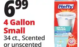 Ocean State Job Lot 4 Gallon Small 34 ct., Scented or unscented offer