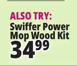 Ocean State Job Lot Swiffer Power Mop Wood Kit offer