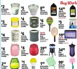 Ocean State Job Lot Bug World offer