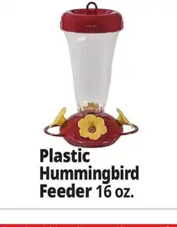 Ocean State Job Lot Plastic Hummingbird Feeder offer