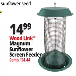 Ocean State Job Lot WoodLink Magnum Black Oil Sunflower Bird Feeder offer