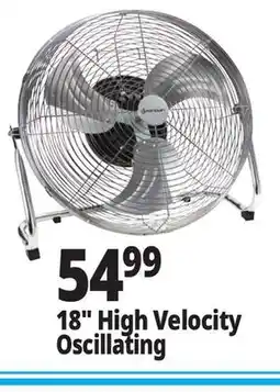 Ocean State Job Lot Penguin High Velocity Internal Oscillation Floor Fan 18 offer