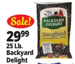 Ocean State Job Lot Backyard Delight Songbird Food 25 lbs offer