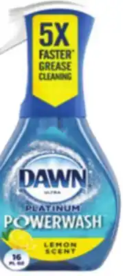 Ocean State Job Lot Dawn Platinum Plus Power wash Dish Spray 16 oz offer