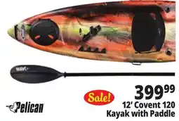 Ocean State Job Lot Pelican Covert Angler Kayak w/ Paddle offer