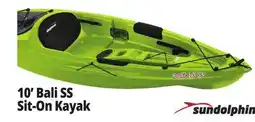 Ocean State Job Lot KL Outdoor Bali 10' Kayak Citrus offer