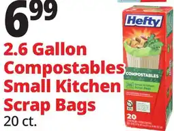 Ocean State Job Lot Hefty Compostable Small Kitchen Scrap Bags 20 Count offer
