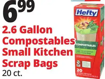 Ocean State Job Lot Hefty Compostable Small Kitchen Scrap Bags 20 Count offer