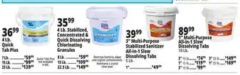 Ocean State Job Lot Concentrated Chlorinating Granules offer