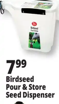 Ocean State Job Lot Birdseed Pour & Store Dispenser offer