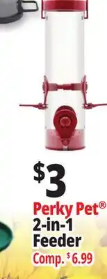 Ocean State Job Lot Perky Pet 2-in-1 Feeder offer