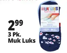 Ocean State Job Lot 3 Pk. Muk Luks offer
